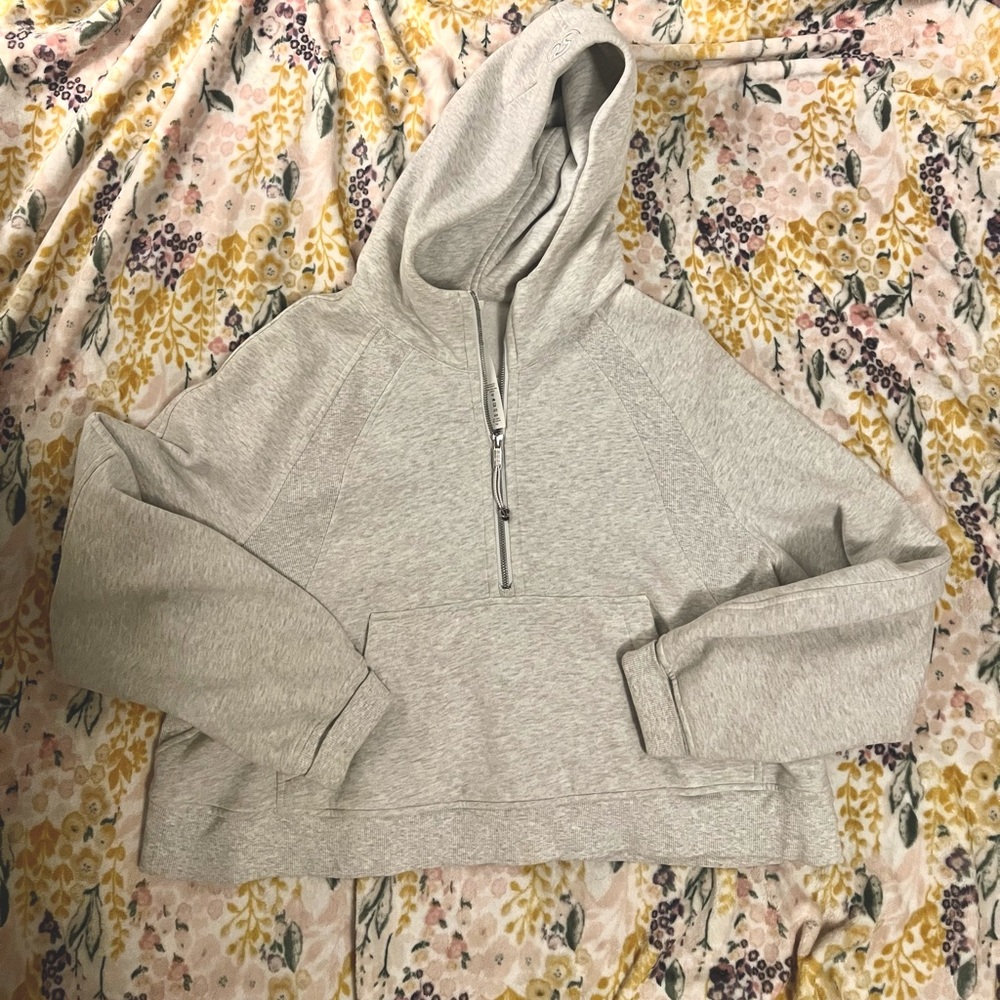lululemon scuba oversized 1/2 zip hoodie